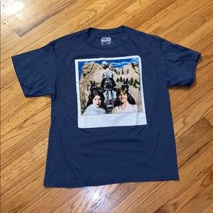 BOGO Star Wars Shirt XL juniors Princess Lea Luke skywalker Darth Vader